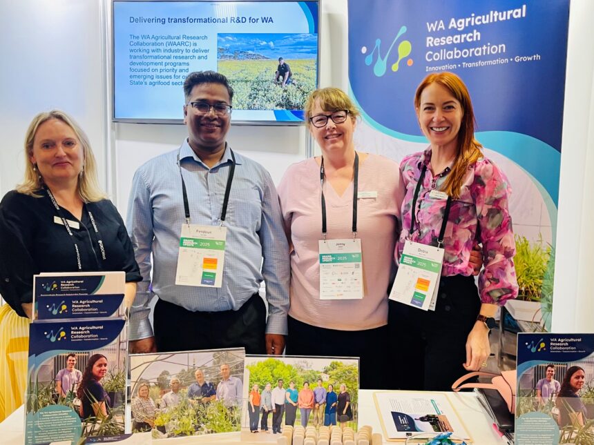 Kelly Pearce, Ferdous Sohel, Jenny Crisp and Deb Mullan at GRDC Updates 2025