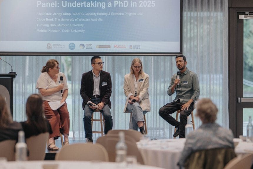 WAARC PhD student panel discussion with Jenny Crisp - WAARC Showcase