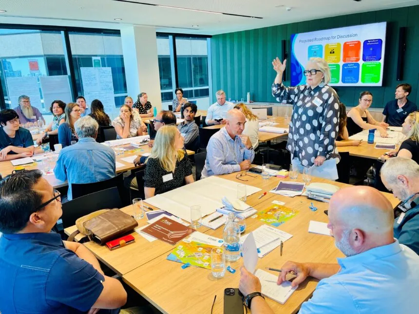 Sue Middleton facilitating workshop