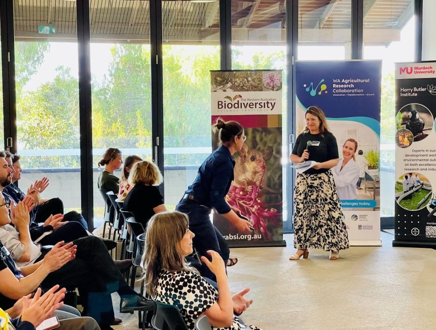 Mia Carbon introducing Dr Kylie Ireland
