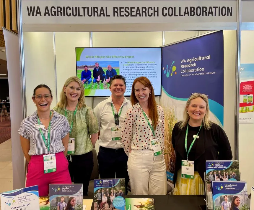 WAARC team in booth - GRDC Updates