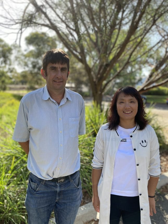 Dr Chao Chen and Dr Andrew Fletcher CSIRO
