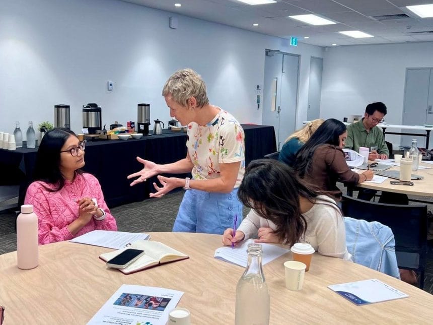 Confidence in Communication workshop - Esther Price and students