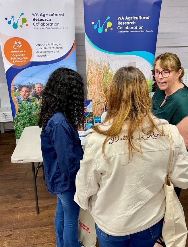 Ag Institute Australia WA Careers Night 2026 - Jenny Crisp and students