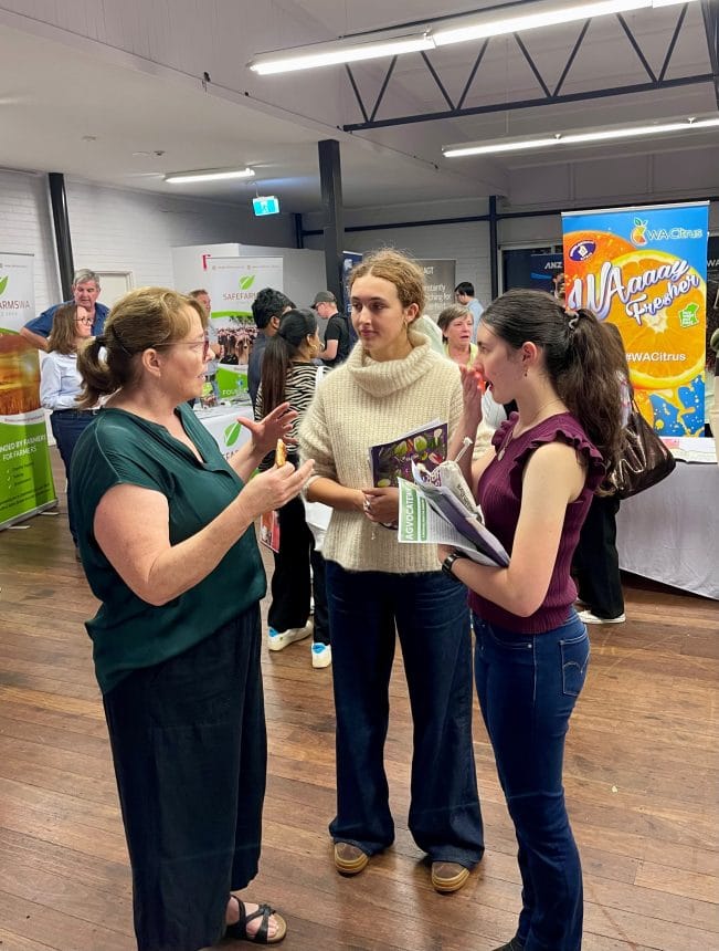 Ag Institute Australia WA Careers Night 2026 - Jenny Crisp and students