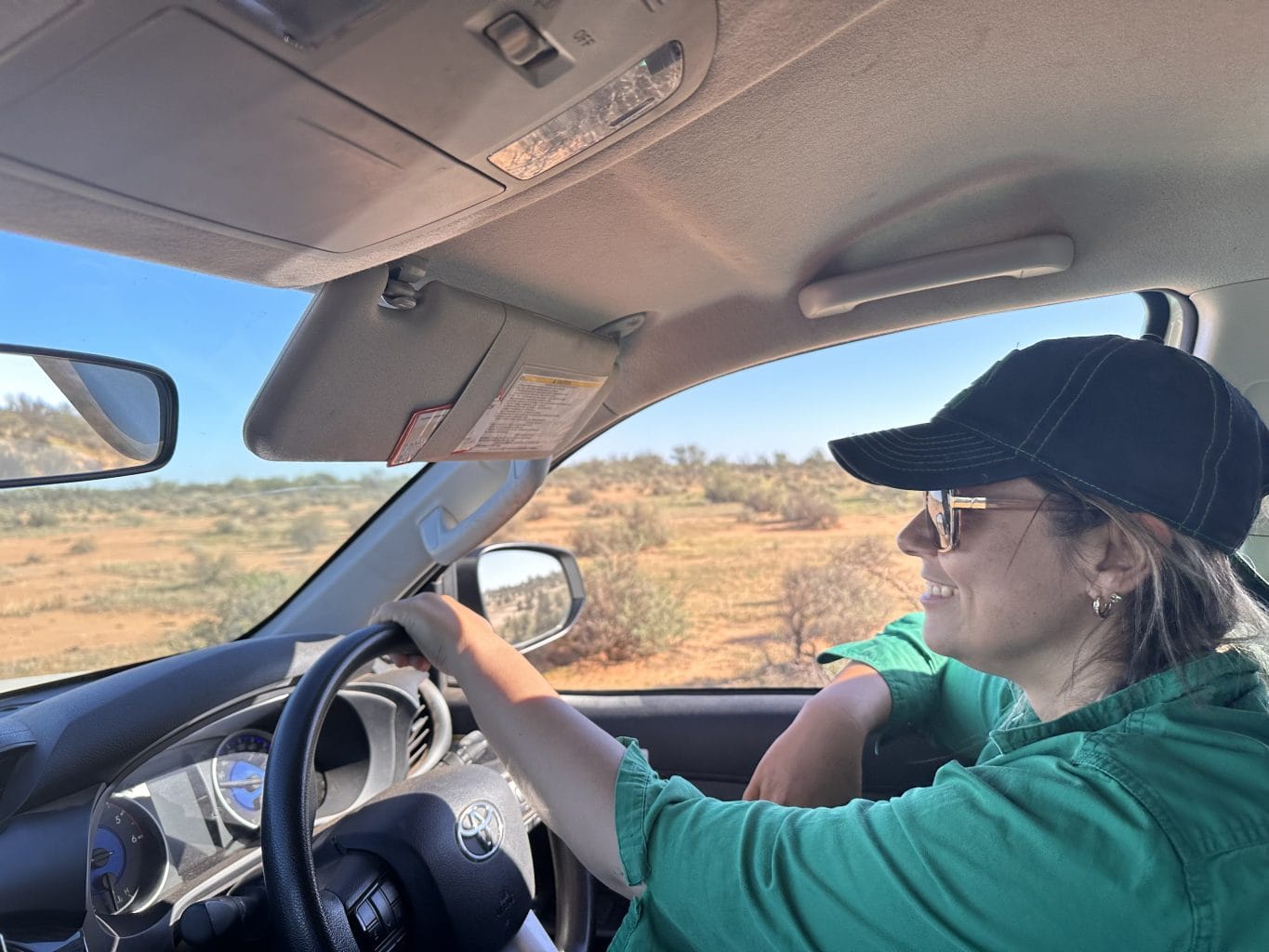 Dr Serina Hancock on farm