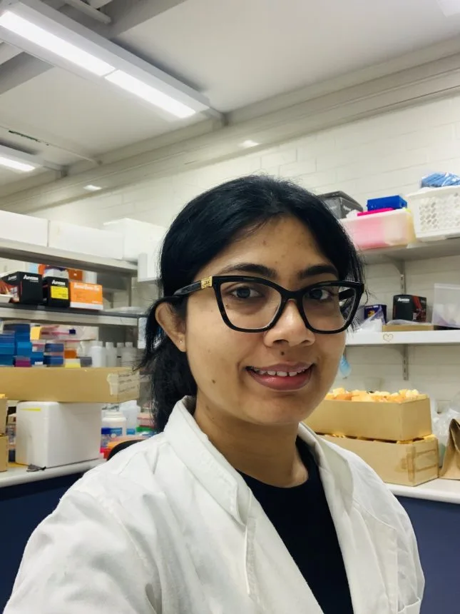 Dr Sakura Thennakoon in laboratory