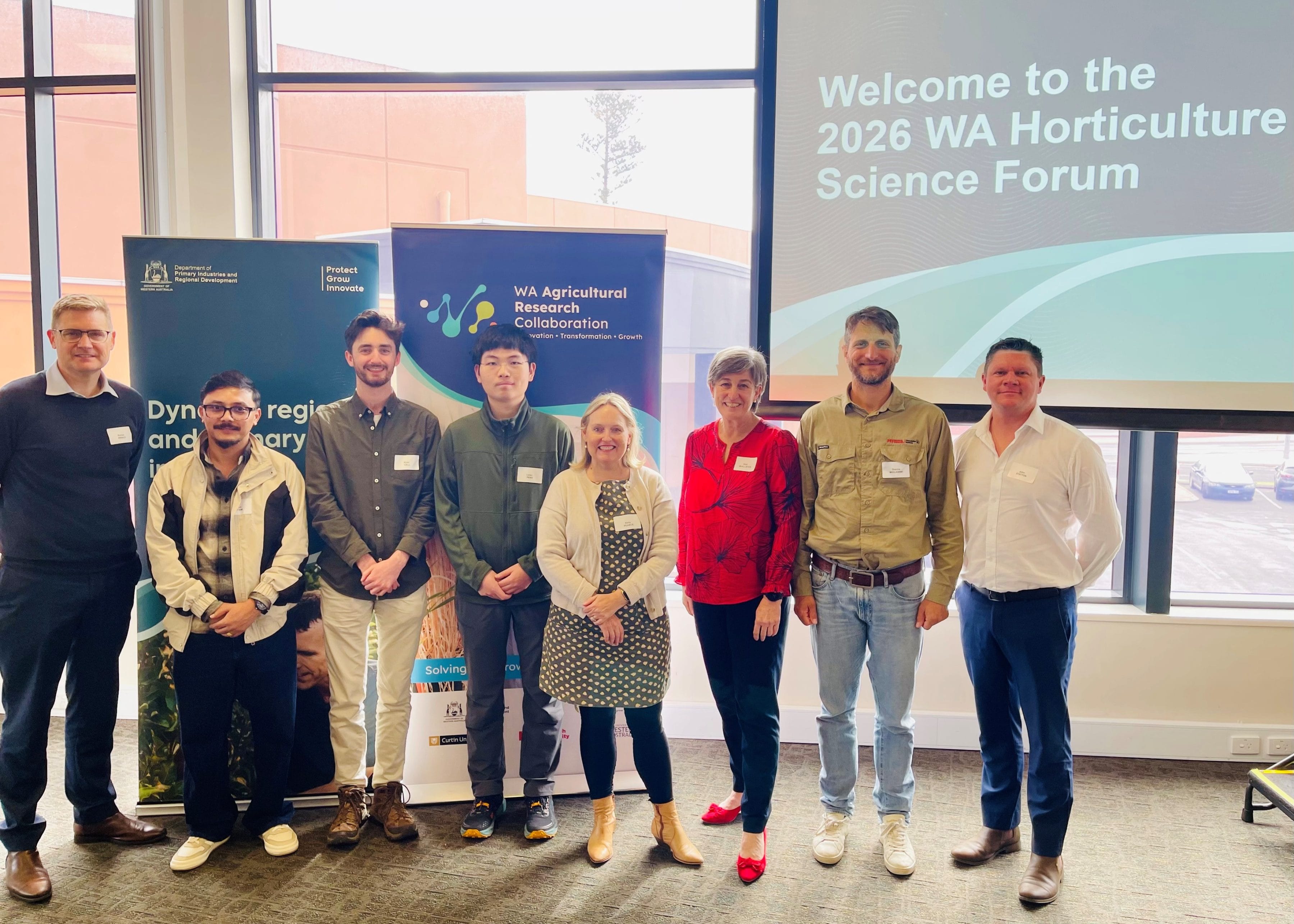 Forum organisers with WAARC scholars