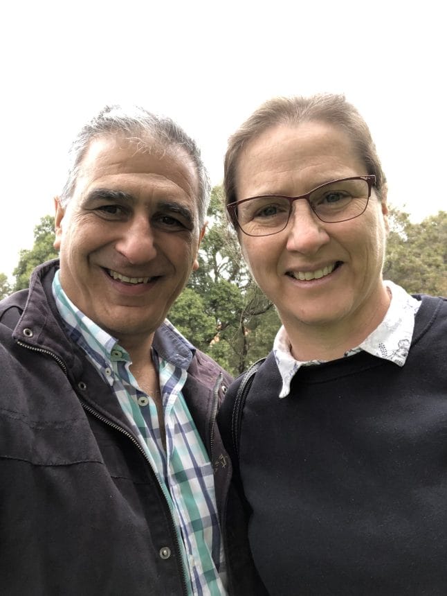 Dr Amir Abadi (DPIRD) and wife Hillary