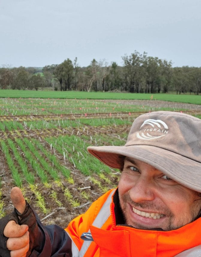 WAARC-GGA Honours student Chris Watts
